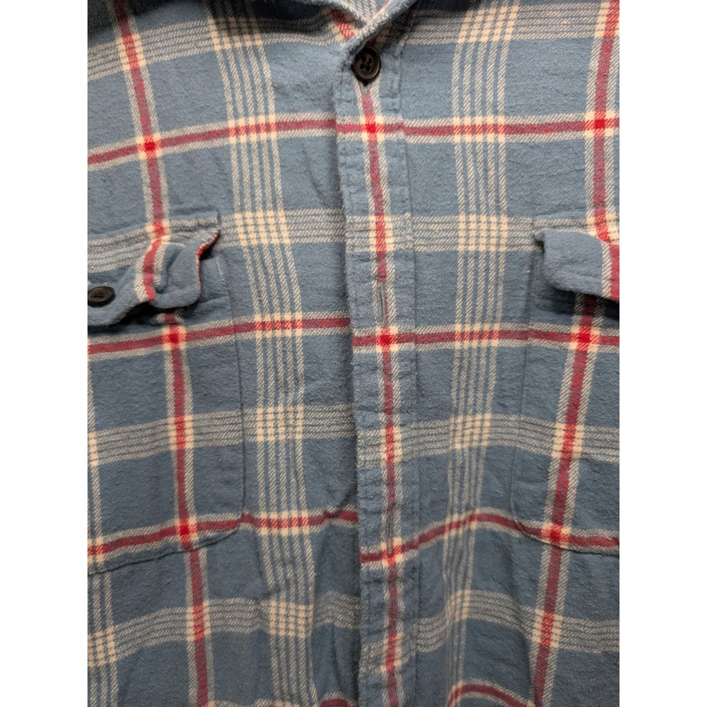 Lucky Brand Flannel Button Down 100% Cotton Classic Fit 7MS4002 - Large - Picture 5 of 8
